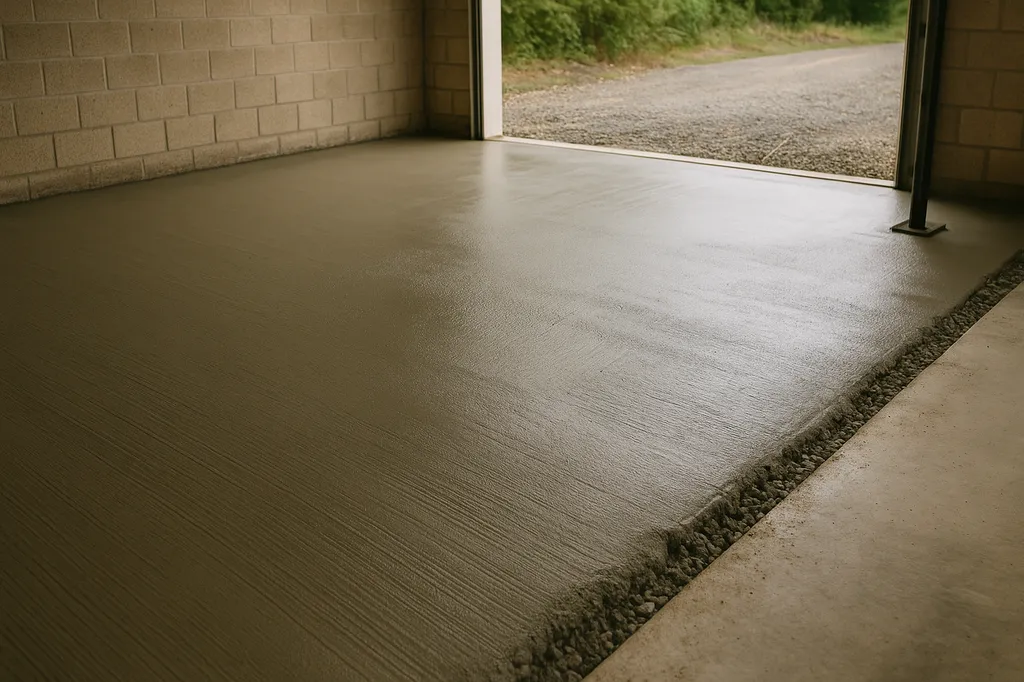 Livraison de béton traditionnel 350kg avec gros gravier D22 pour une dalle de garage à Toulouse