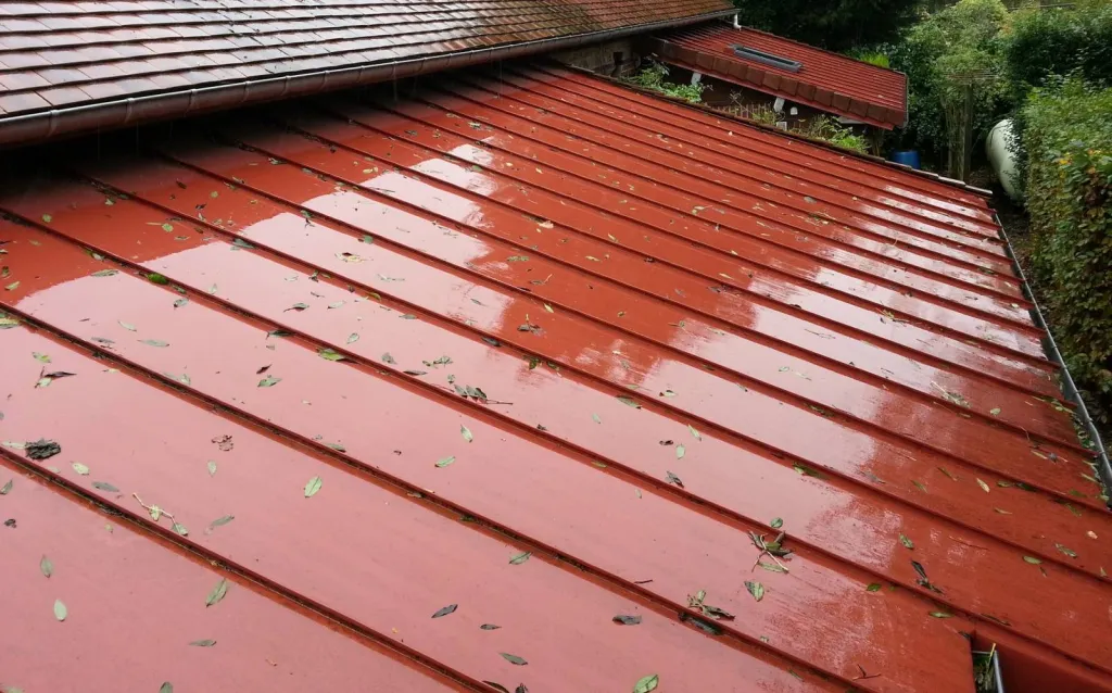 Toiture zinc laqué proche Saint Romain de Colbosc 76