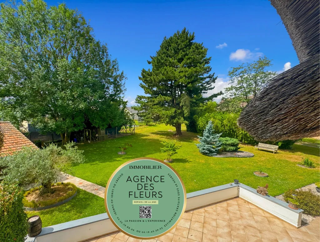 A saisir chaumière de 170 m² édifiée sur un terrain de 1963 m² sur la commune de BOSROUMOIS 27670