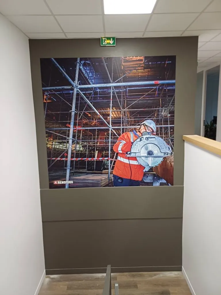 Conception de signalétique intérieure design près de Paris