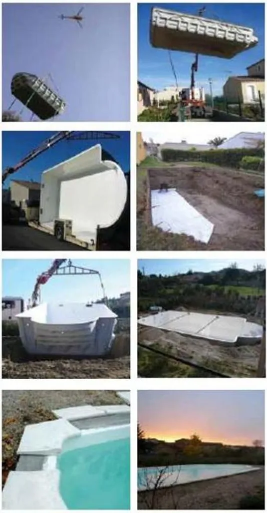 de la livraison à l'installation de votre piscine Lilo
