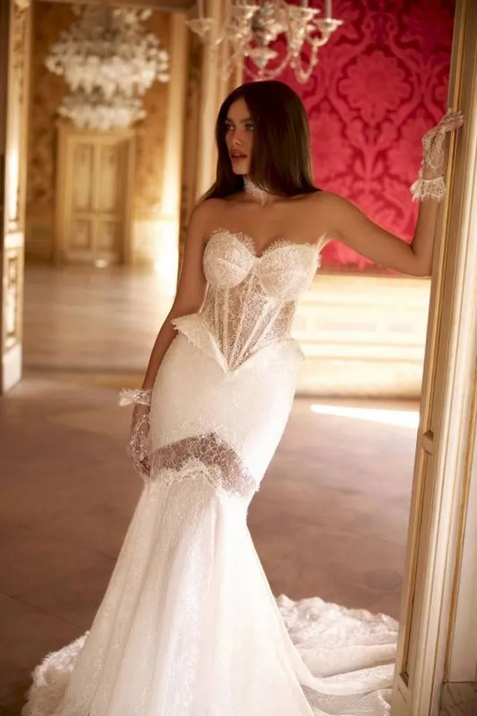 Robe de mariée sirène bustier Marseille