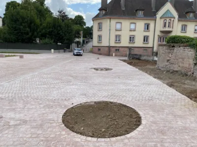 Pose de pavé grès granit à Saint-Dié-Des-Vosges CLK