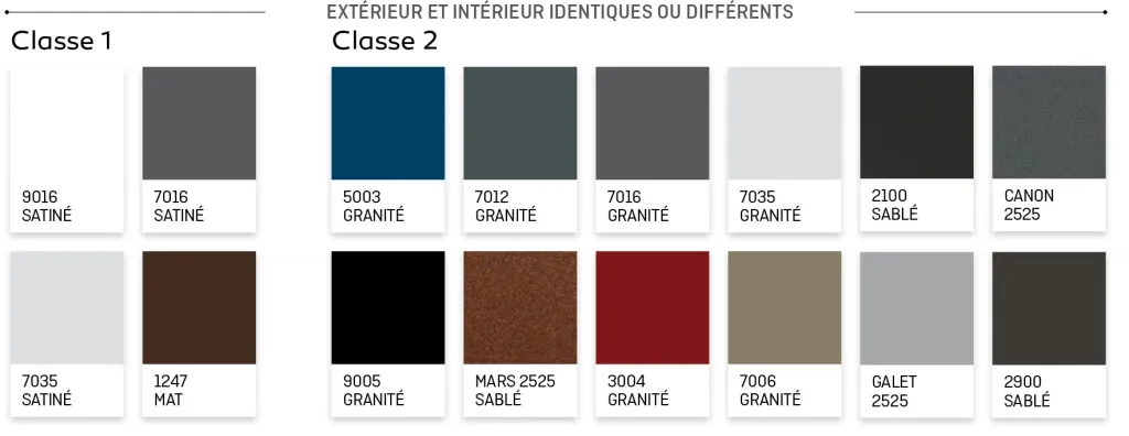 Coulissant en alu Novaltuce sécurisé avec grandes surfaces vitrées, bouclier thermique PVC et une totale liberté des couleurs à l'intérieur et à l'extérieur