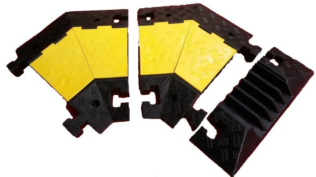 Virage + angle à 45° avec début et fin