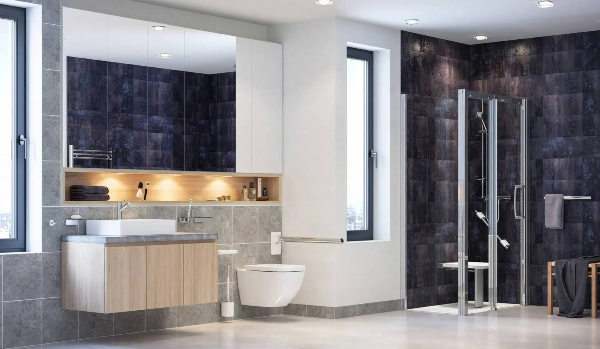 remplacement baignoire par douche à l'italienne