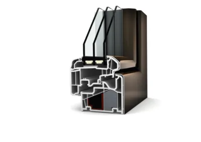 Fenêtre mixte PVC/aluminium Internorm KF410