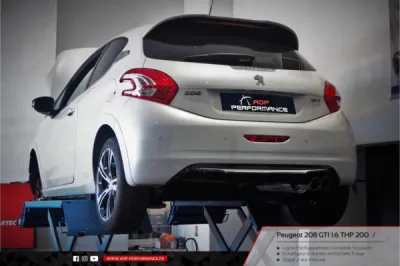 Ligne d'échappement Scorpion Peugeot 208 GTI 1.6 THP 200cv Nimes - ADP Performance