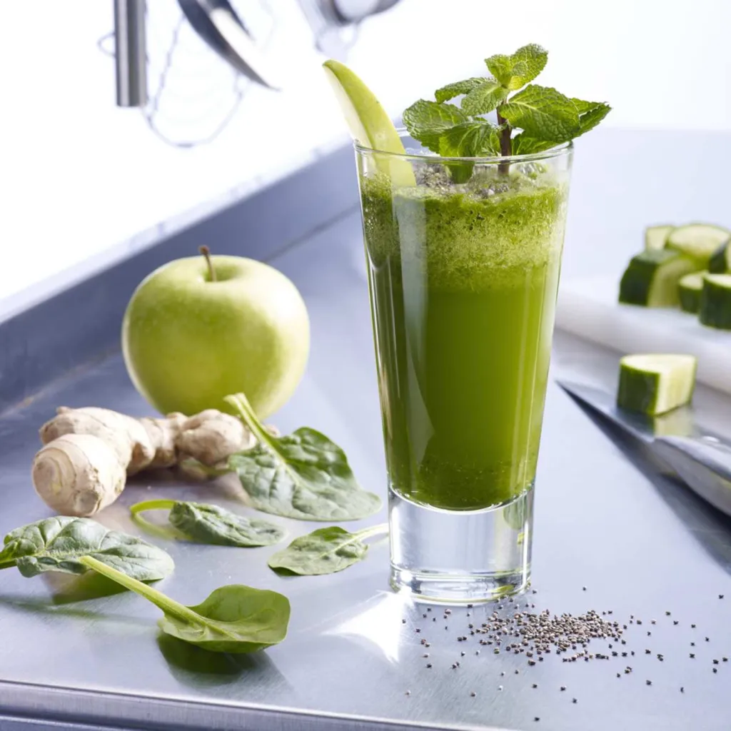 photographe culinaire Lyon élaboration et shooting smoothie super green