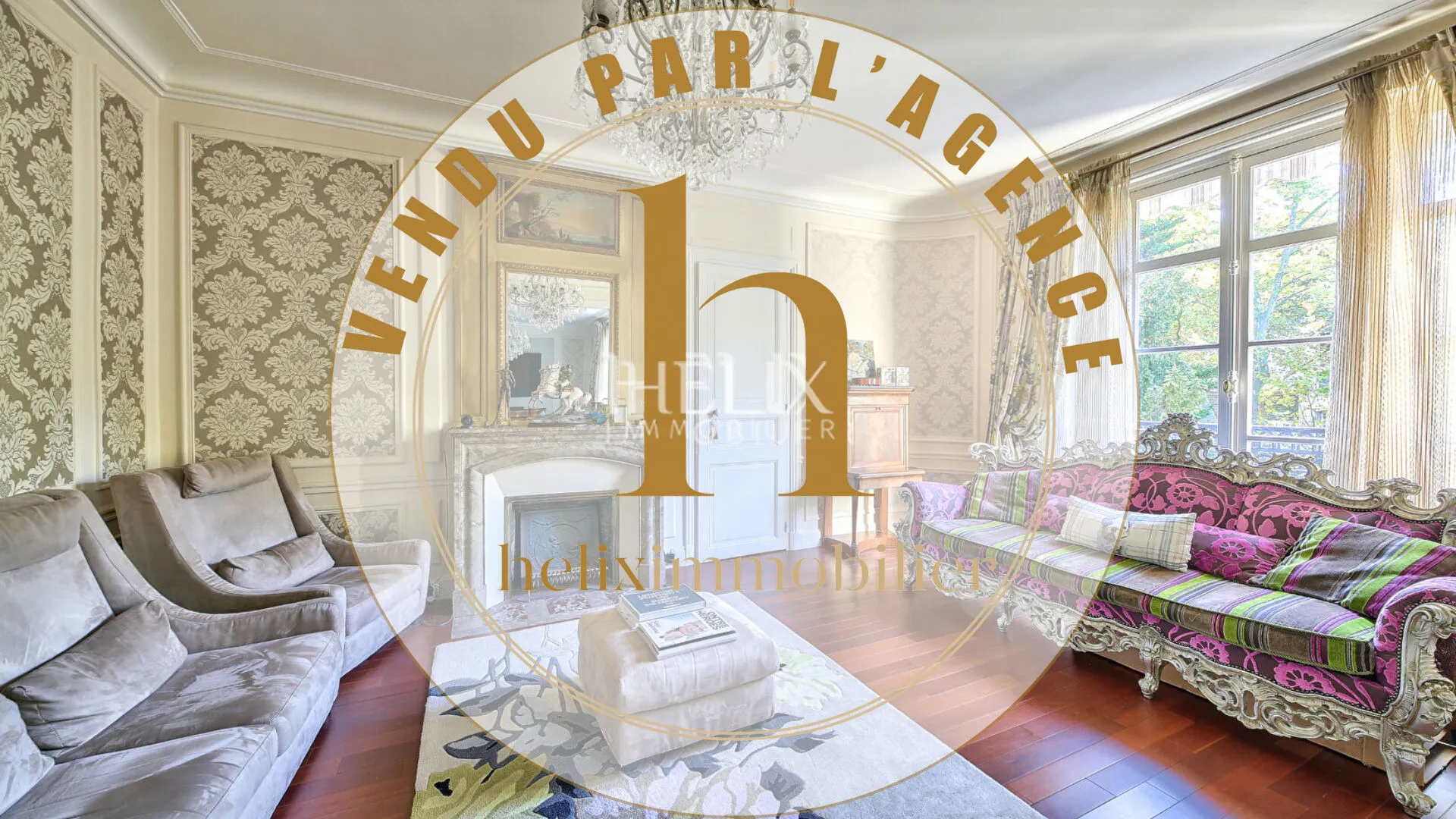 Dans un immeuble de standing au  Vésinet très bel appartement traversant