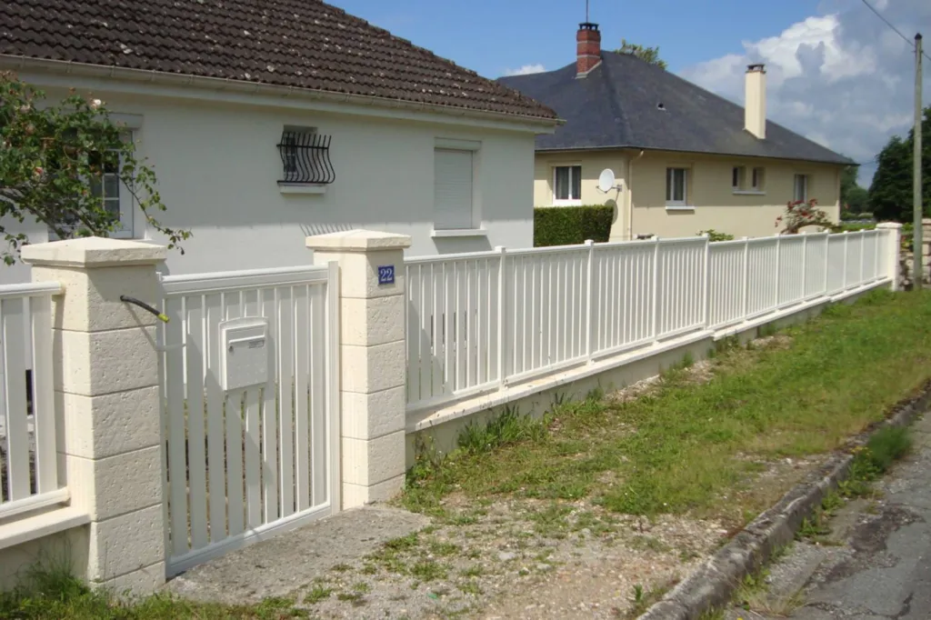 création d'une clôture en aluminium en Seine Maritime 76