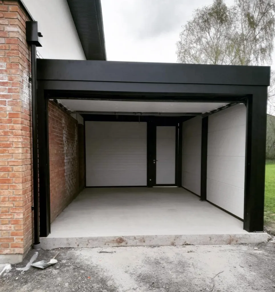 installation Carport et pool house aluminium avec possibilité de fermer les carports pour réaliser un garage  
Sur Le Havre 76 et ses alentours  
**DRM Rénovation**