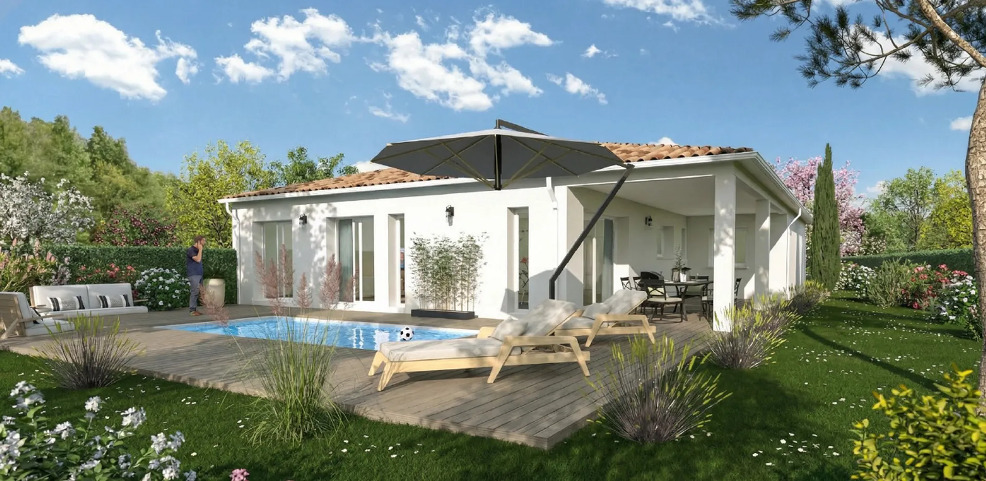 Maison neuve sur la commune de Saint-Germain-du-Puch