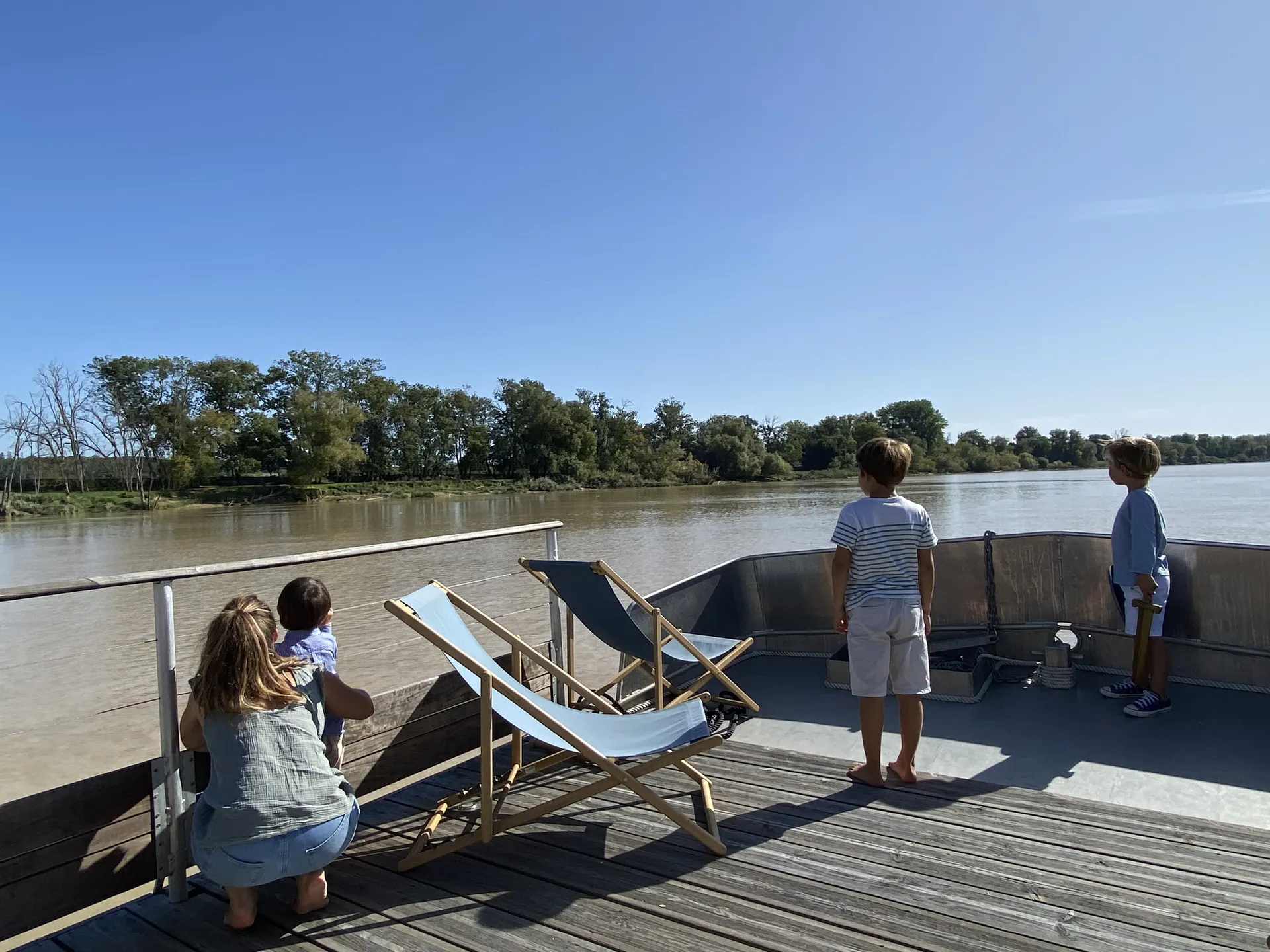 Bateau à Bordeaux en famille