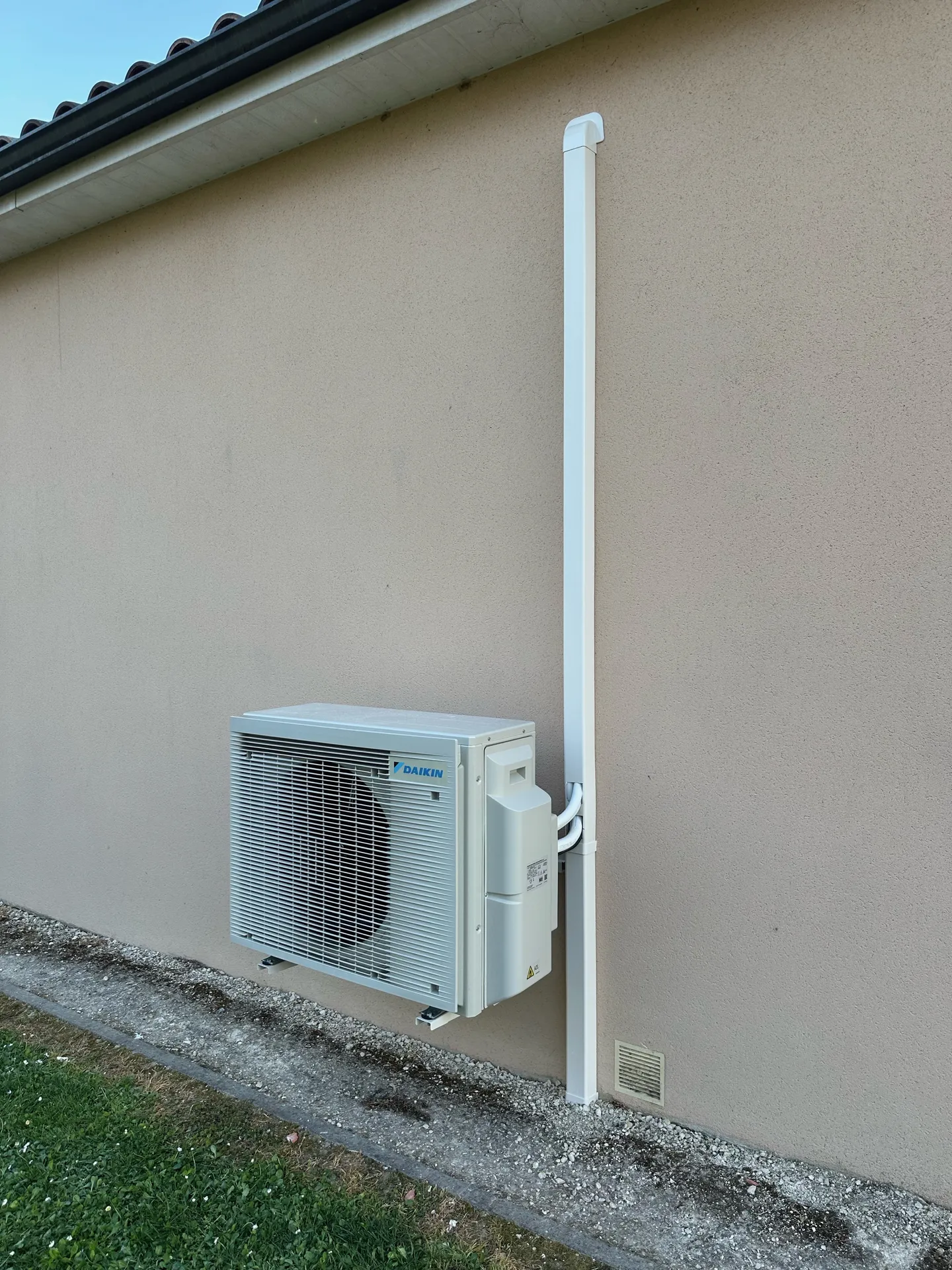 installation pompe à chaleur/ gainable 