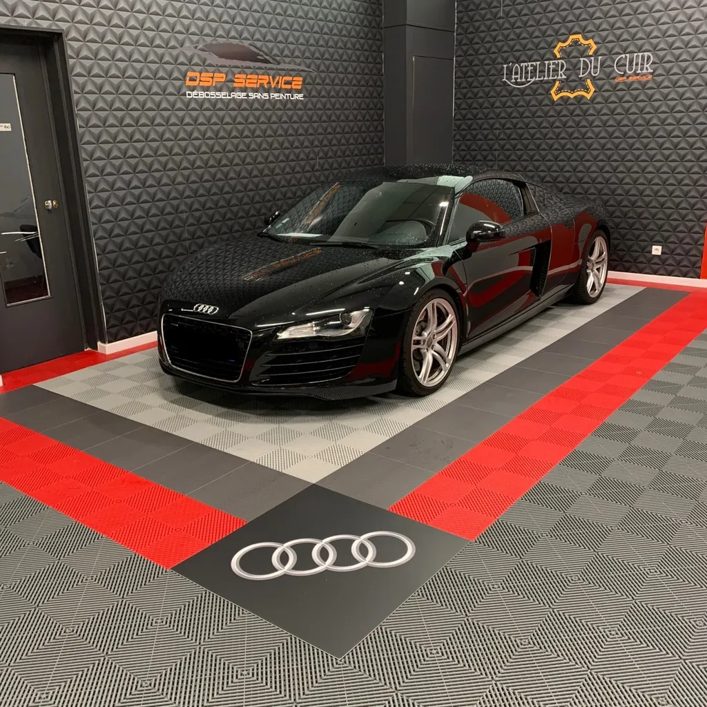 Repigmentation des cuirs d’une Audi R8 - Le Mans (72)