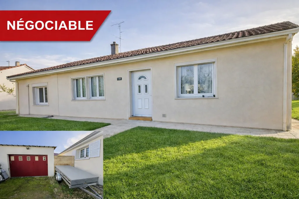 A vendre sur la commune de ST PIERRE LES ELBEUF pavillon de plain-pied de 120 m² sur 600 m² de terrain