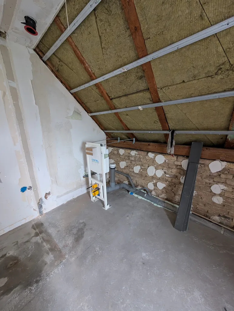 Pose d'un bâti support 