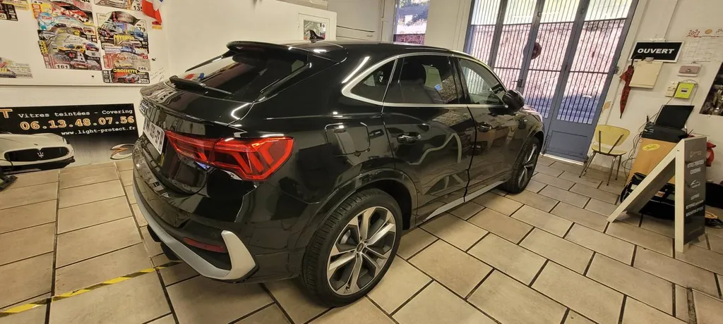 Déchromage éléments gris en covering noir brillant dans les alpes maritimes 06 