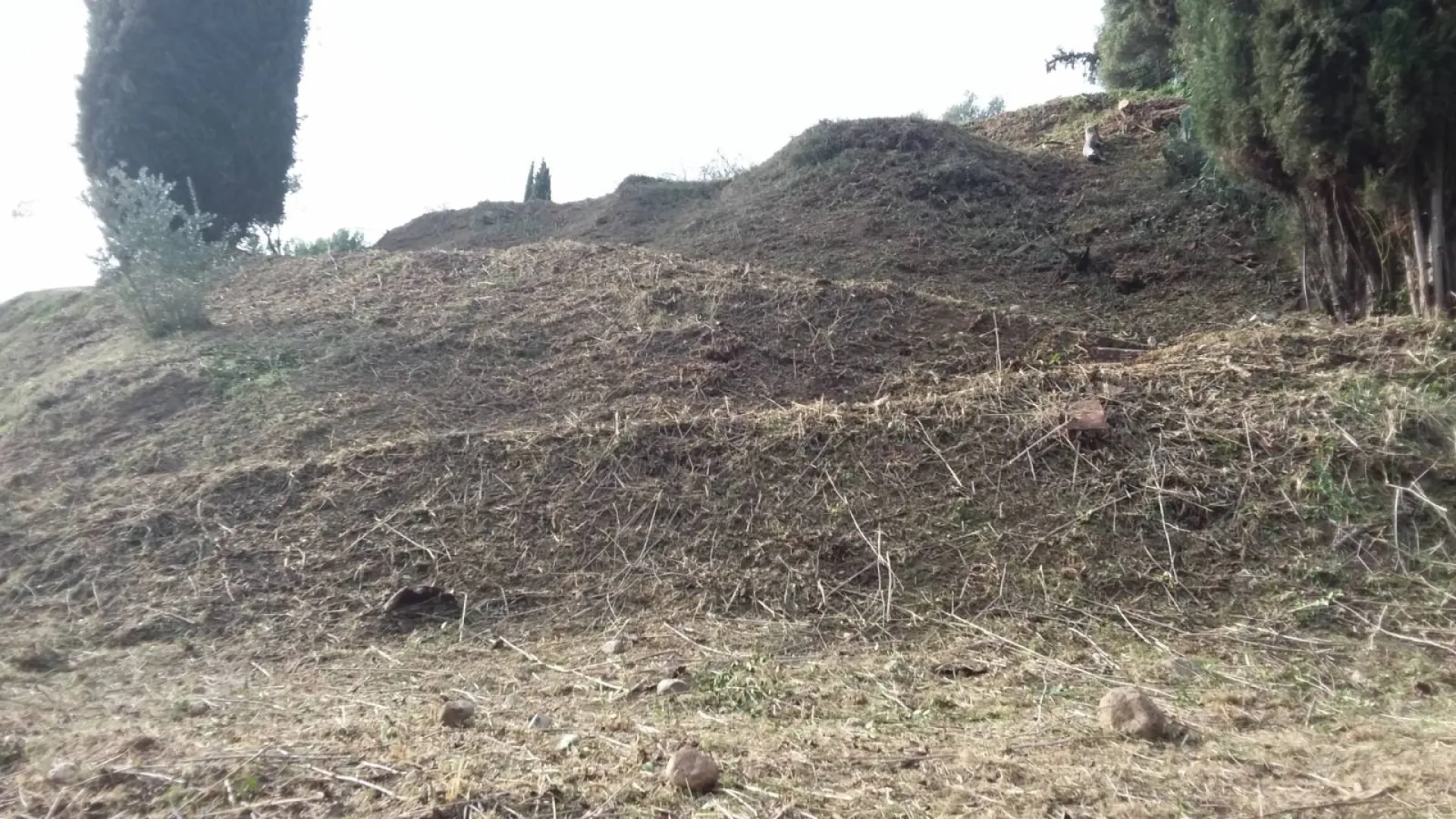 Debroussaillage d'un terrain en pente suite à une Obligation Légale de Dbroussaillement proche d'Aix en Provence 13100 bdr