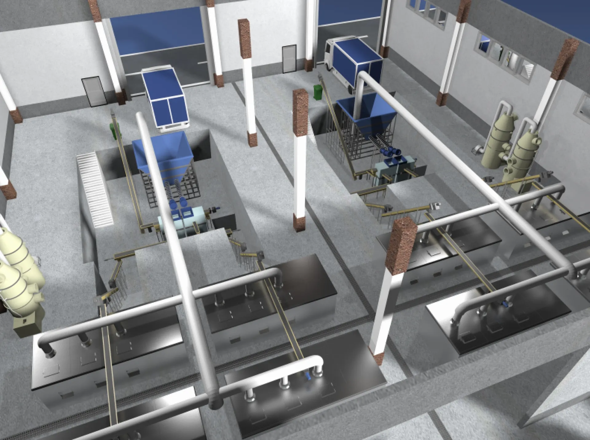 Eco-digesteur 40T grande capacité de traitement