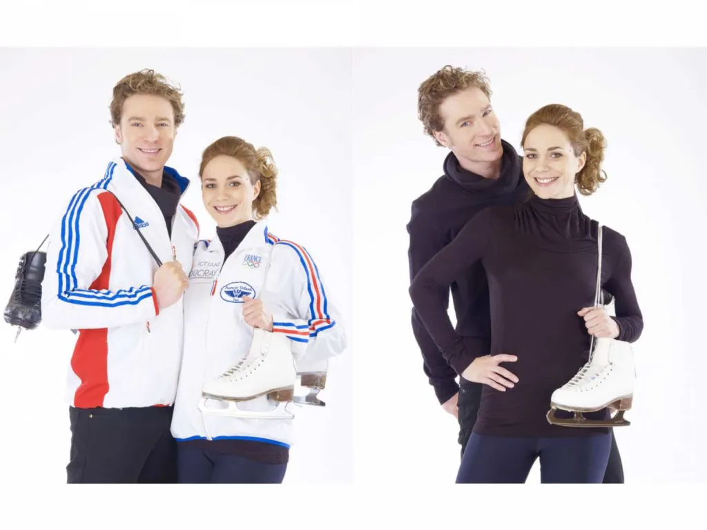 Nathalie Péchalat Fabian Bourzat patineurs artistique français médaillés de bronze aux championnats du monde (2012 et 2014) 