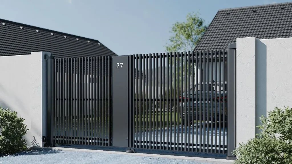 Installer un portail aluminium haut de gamme en Corse-du-Sud : la collection Audace de Tschoeppe, pour les résidences contemporaines et les maisons d'architectes