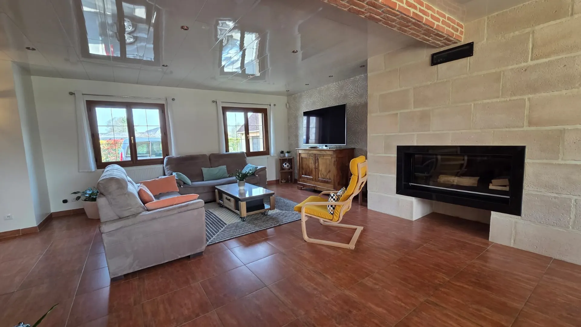 maison contemporaine de 200 m² sur un terrain clos et paysagé de 1800 m², entre Dieppe et Eu, proche de Penly.