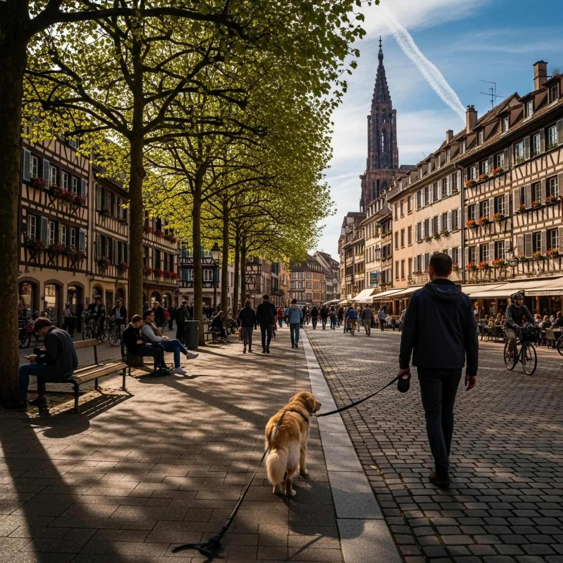 Promenade de chien en semaine pour les propriétaires surchargés à Bischwiller et Gries