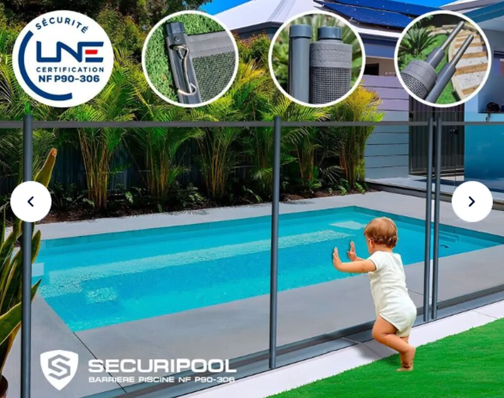Barrière sécurité de piscine à La Ciotat