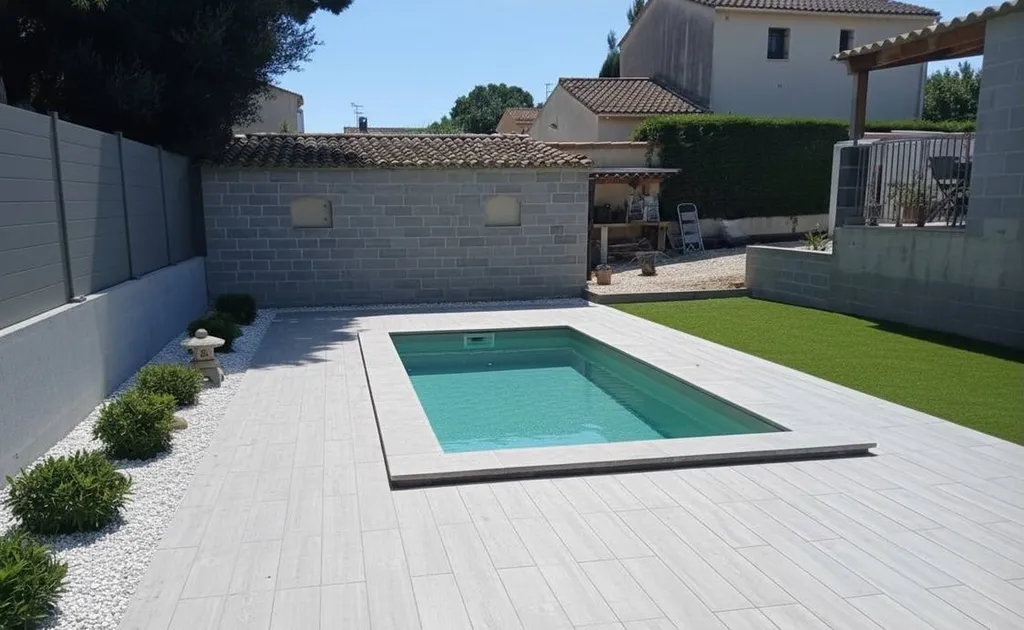 Nuancier RAL 7034 illustrant la teinte Vert, référence pour la nouvelle couleur de piscine Alliance Piscines