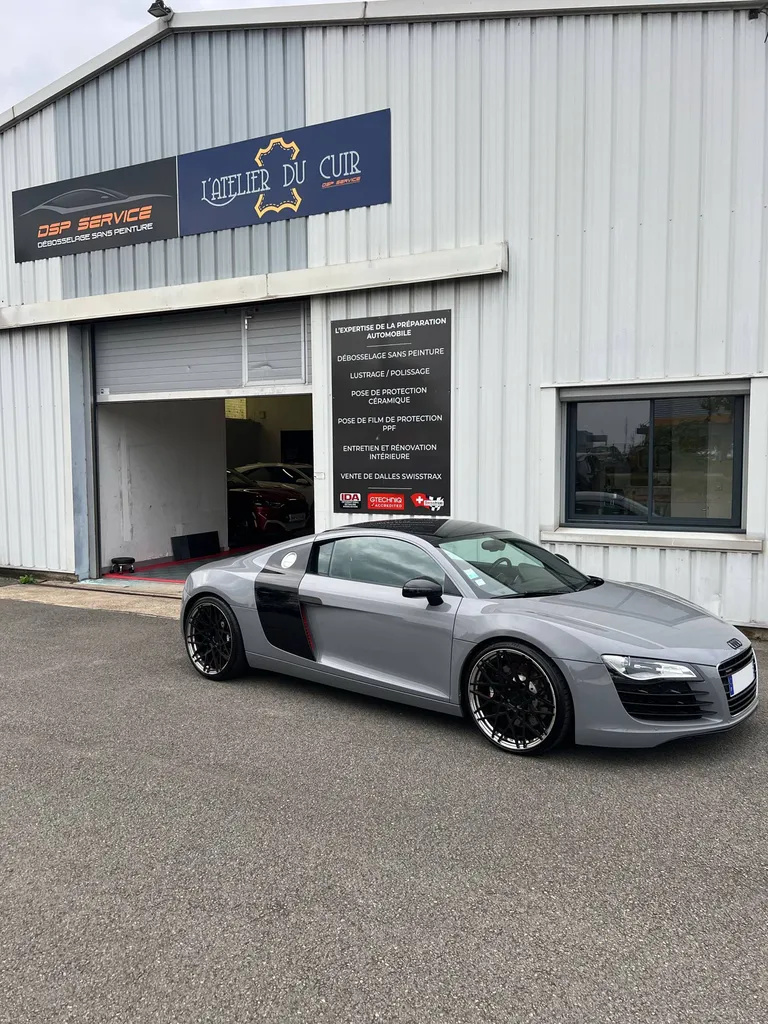 Lustrage One Step sur une Audi R8 V8 à Le Mans (72).