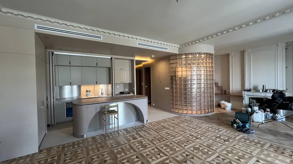 Finitions et mise en peinture de l'appartement par Probatis 
