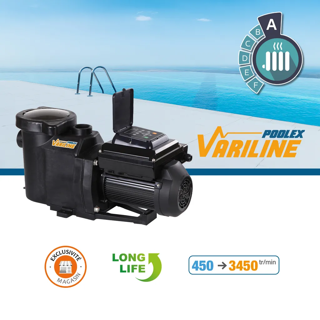 Pompe de filtration à vitesse variable variline alliance piscines 83 TOULON VAR  LE BEAUSSET