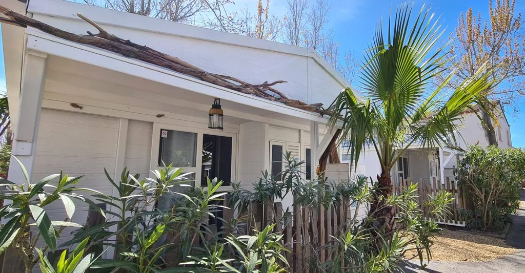 location de chalet ou mobil home dans camping bord de mer