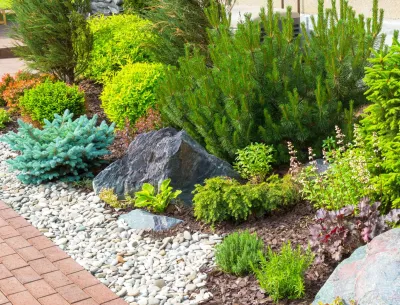 Aménagement d'un jardin minéral à Montpellier à côté des Bouches du Rhone