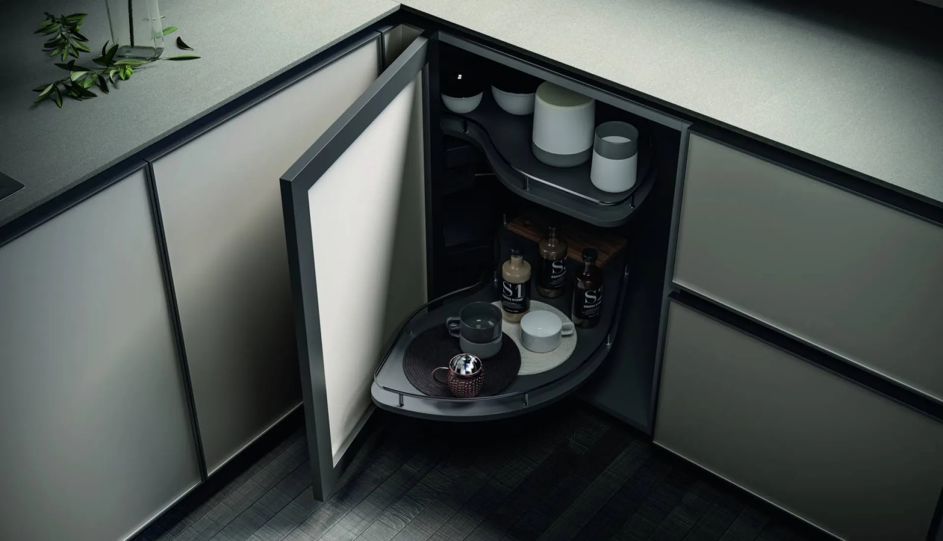 Cuisine rangement optimisé à Bandol