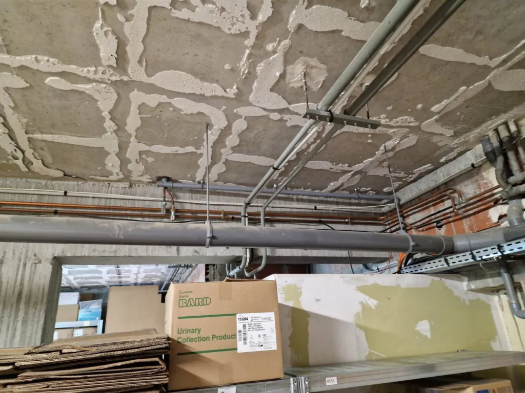 Relevés réseaux Plomberie Sanitaire du centre hospitalier Jean COULON à Gourdon