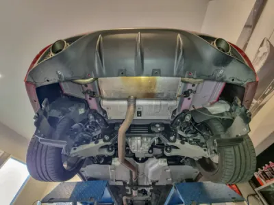 Montage silencieux tube Ragazzon Alfa Romeo Giulia 2.0 Turbo 200 2016+