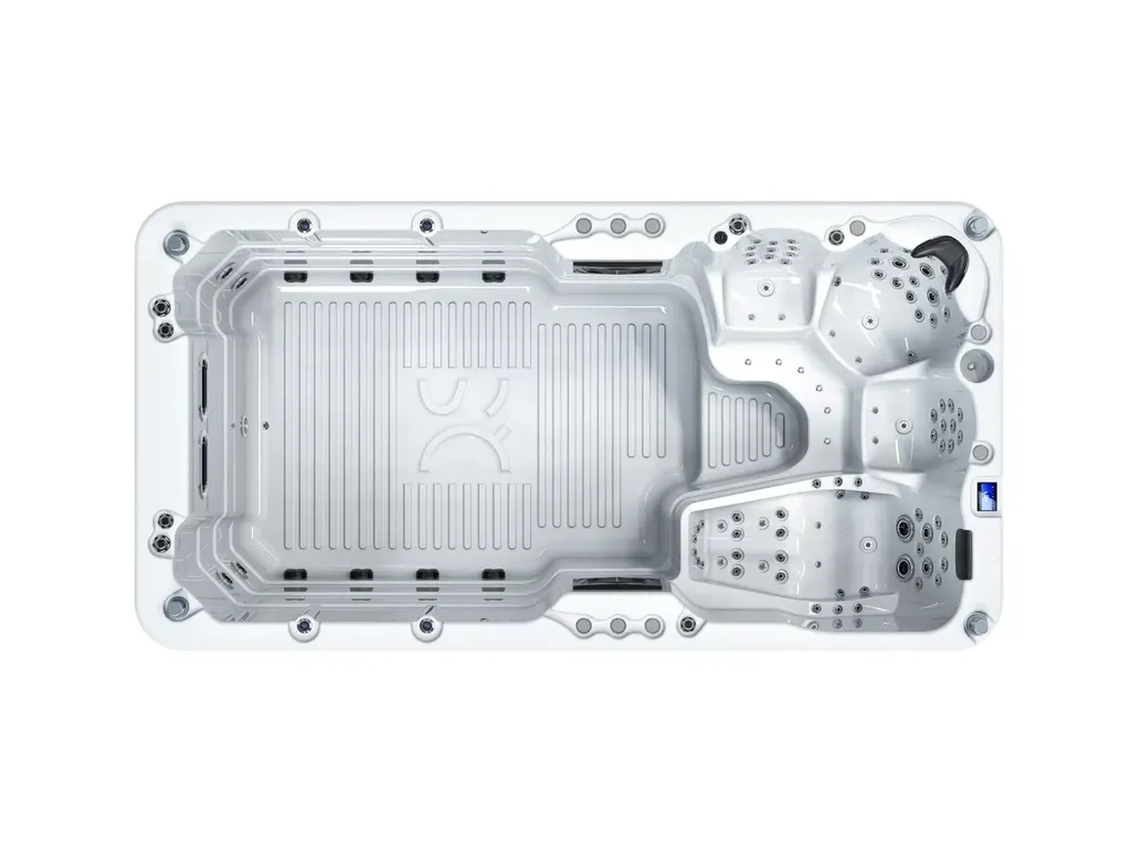 Spa de Nage Americain 4 places, 109 jets: modèle Atlante