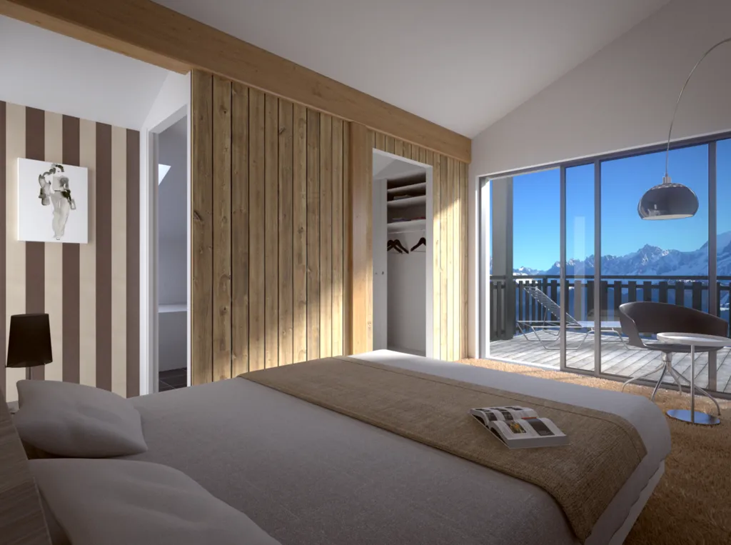 CHAMBRE DE STANDING AVEC SALLE DE BAIN PRIVEE