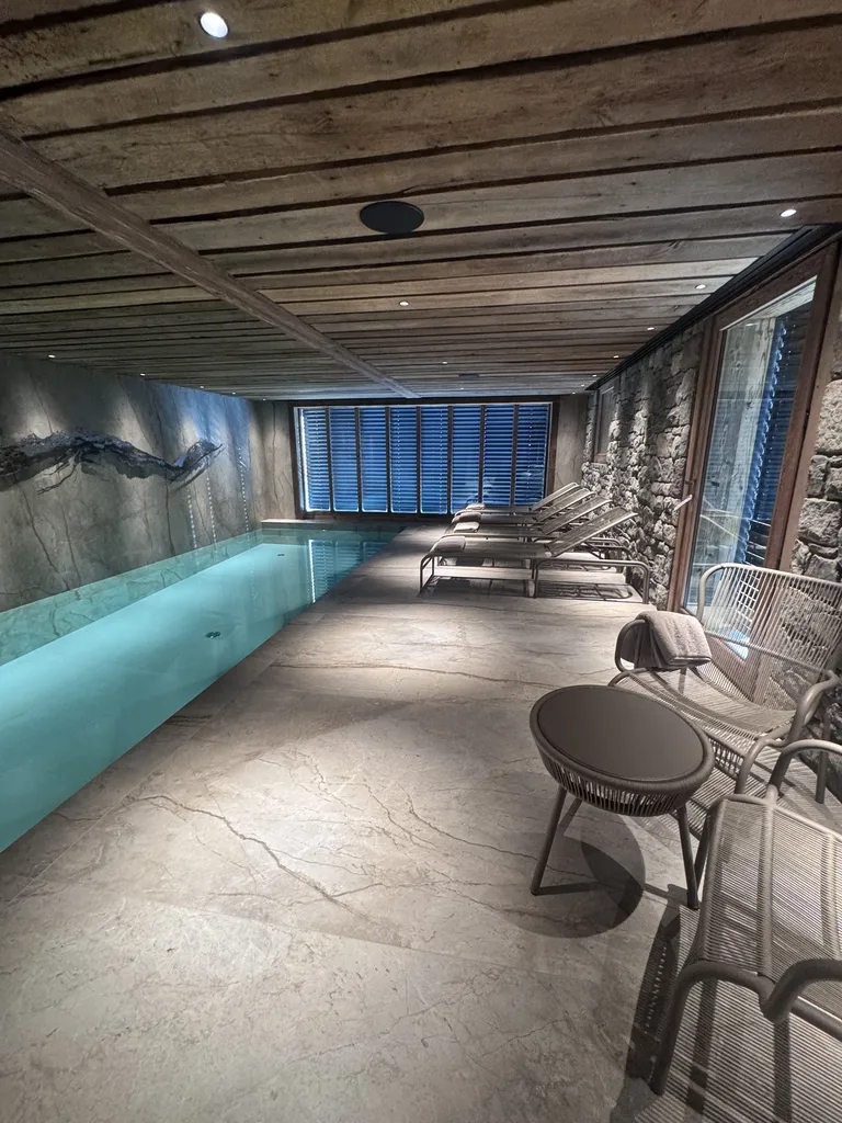 Espace Wellness de prestige à La Clusaz : réalisation MDesigners dans un chalet dans les Alpes