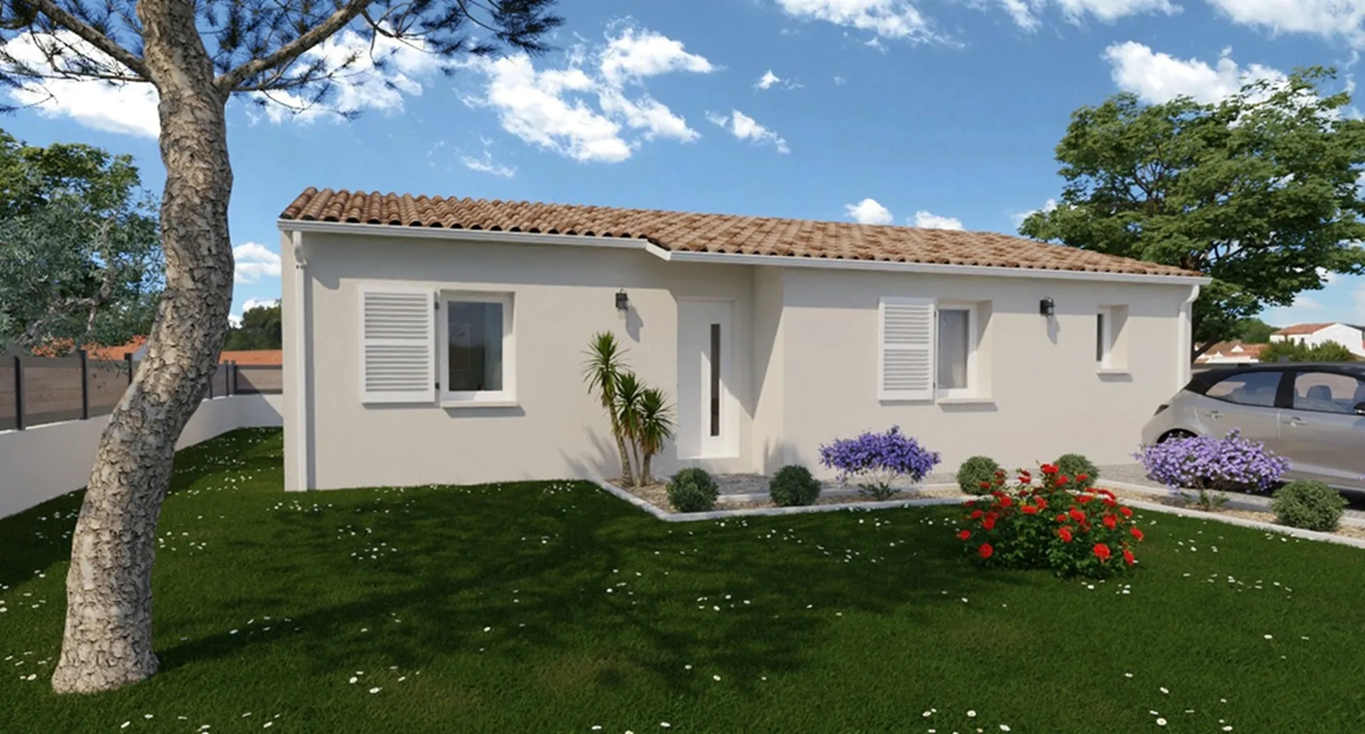 Maison plain-pied de 80 m²