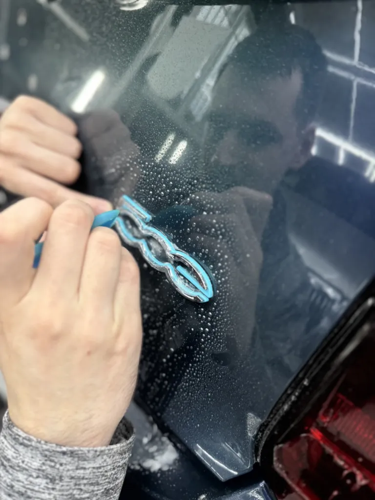 Pose de film de protection XPEL - FIAT 500e - Mandelieu la Napoule