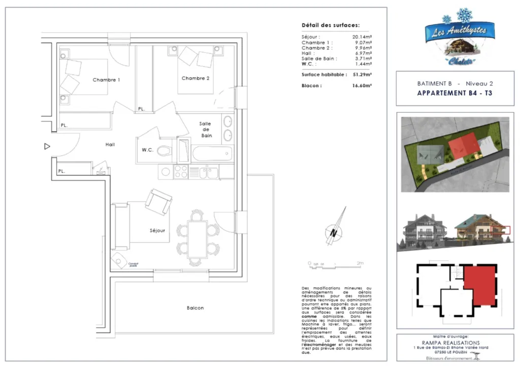 achat appartement T3 à L'Alpe d'Huez