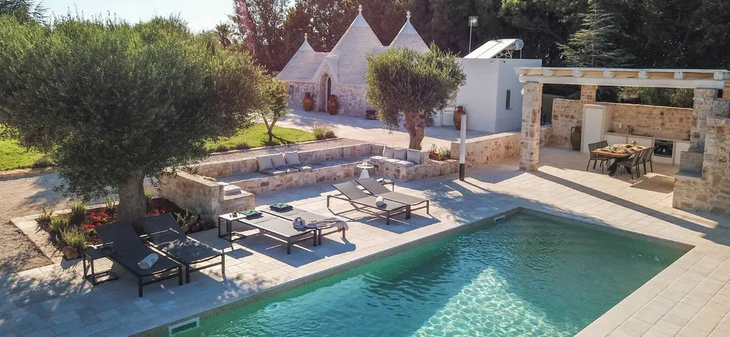 UNE PISCINE CHALEUREUSE - MOSAÏQUE SANDSTONE