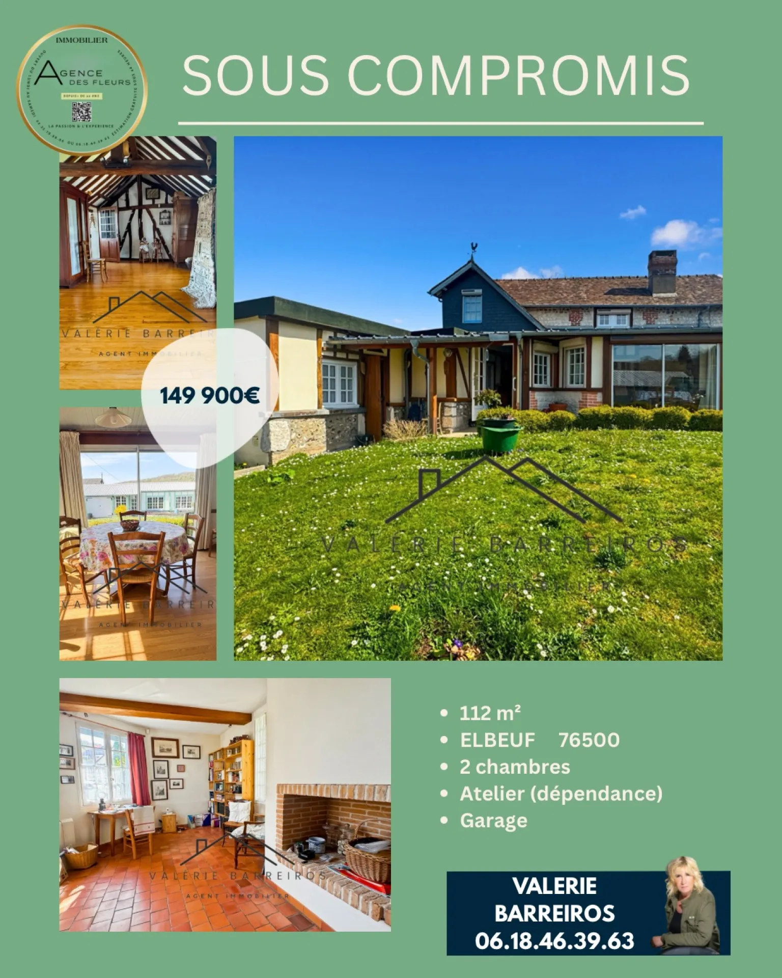 A acheter maison à rénover de 112 m² sur un terrain de 424 m² sur la commune d'ELBEUF 76500