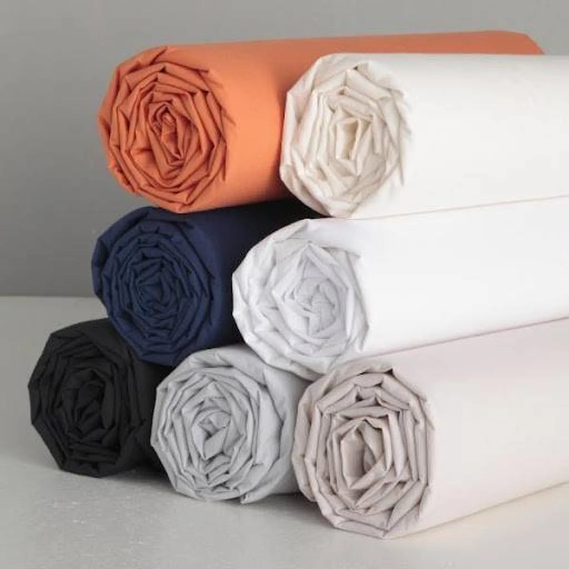 Vente draps housse en percale BLANC DES VOSGES