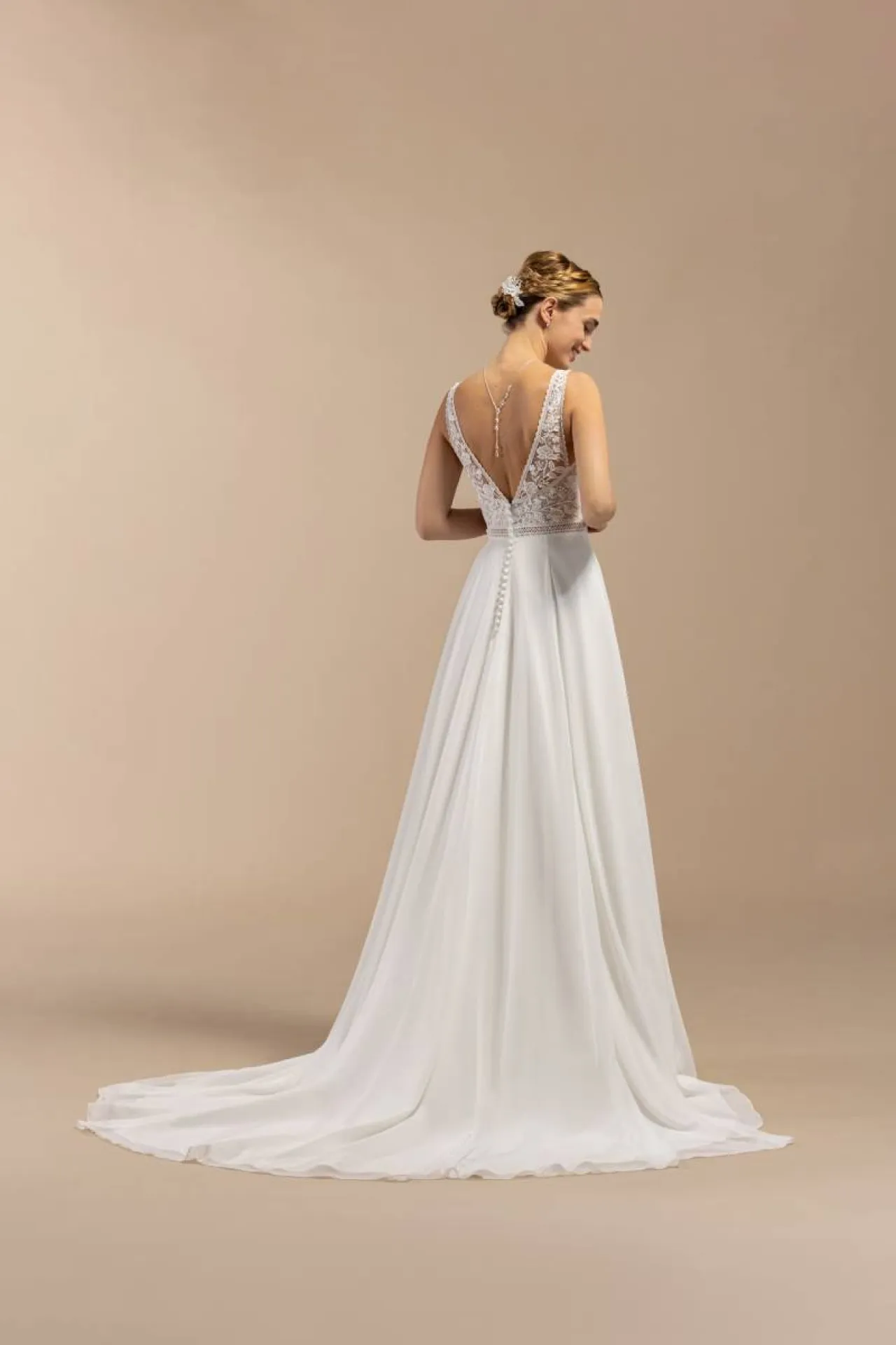 robe de mariée droite à Marselle