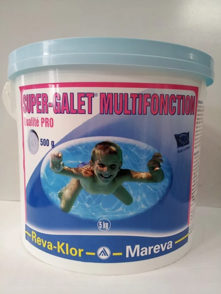 Super-Galet MAREVA MTF 500 : anti bactéries, détruit les algues et prévient leur formation dans une piscine près de Aix-en-Provence 13100